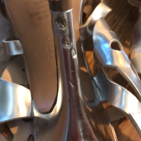 BCBG Open Toe Stilettos silver - Picture 4 of 5